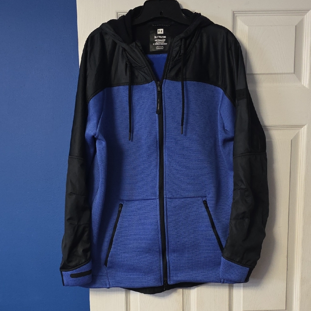Under Armour Black and Blue Hoodie